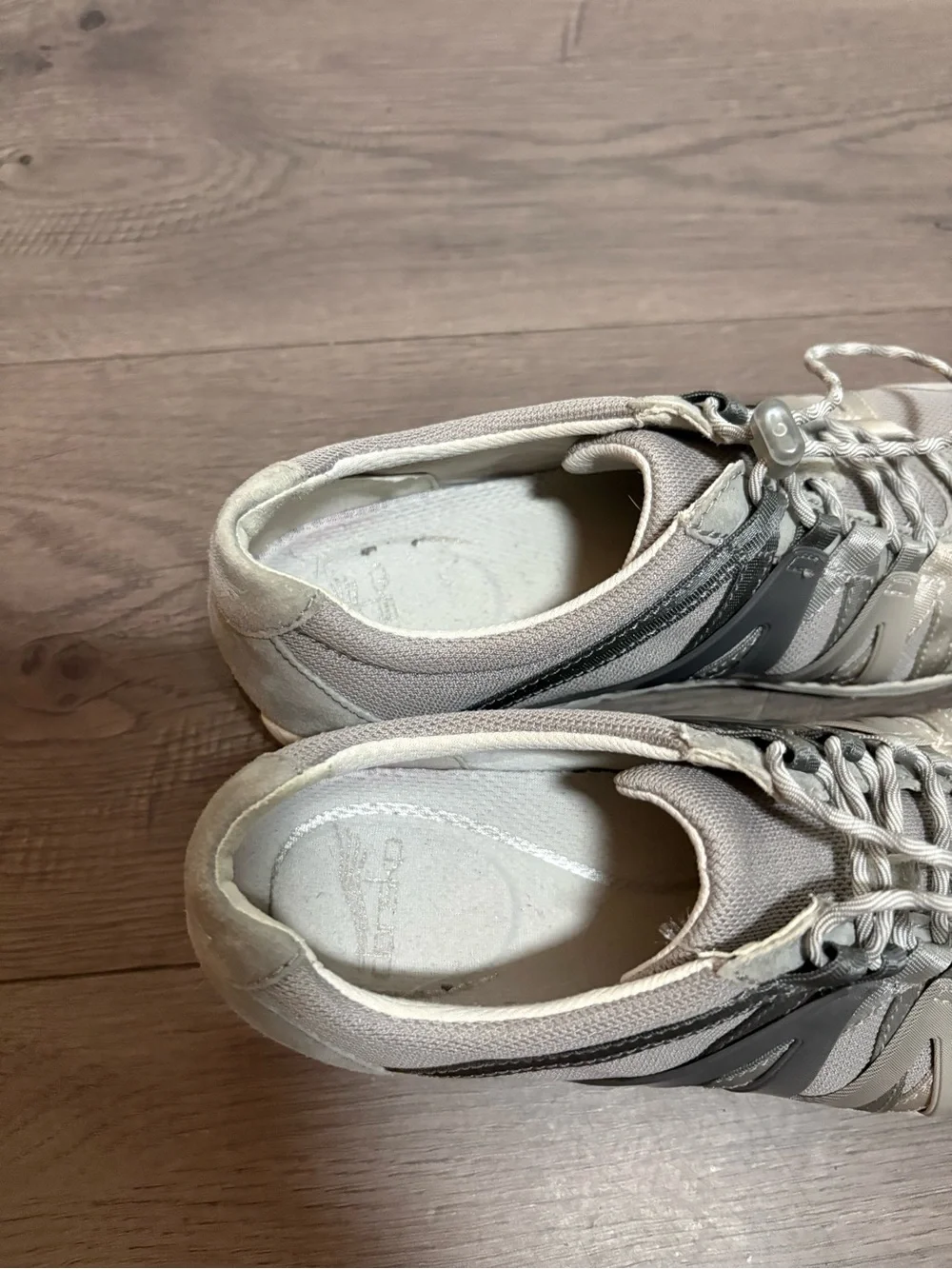 Dansko Grey Suede Henriette Sneakers Comfort Medical Arch Support Quick Lace